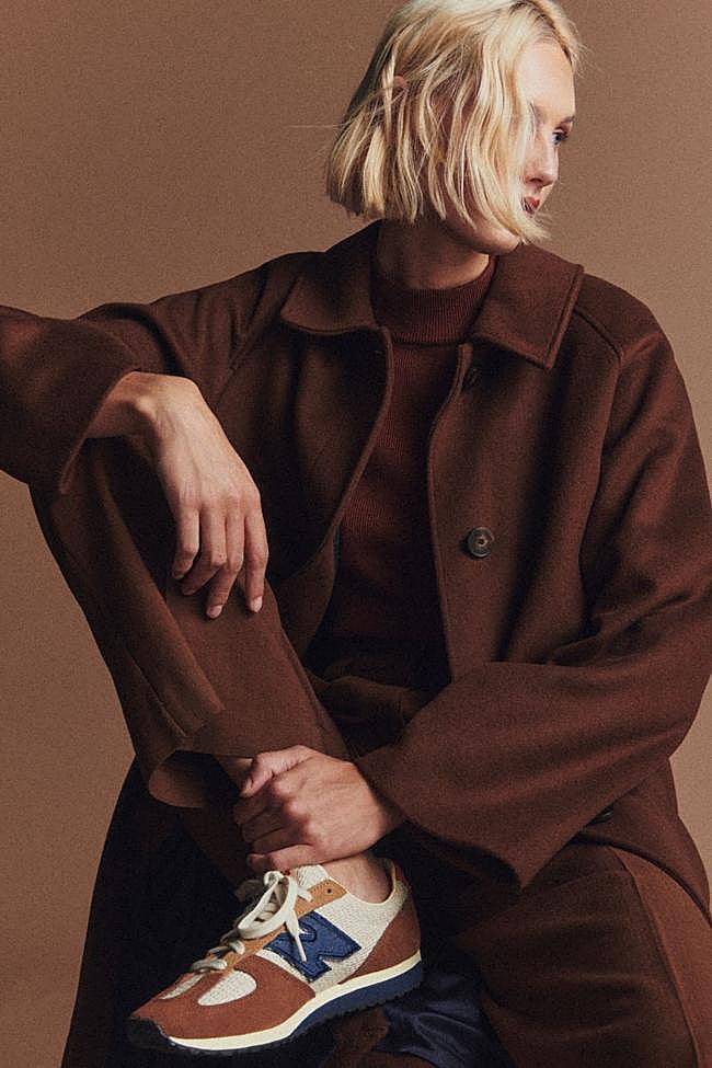 Zapatillas de la colaboración de Sézane con New Balance.