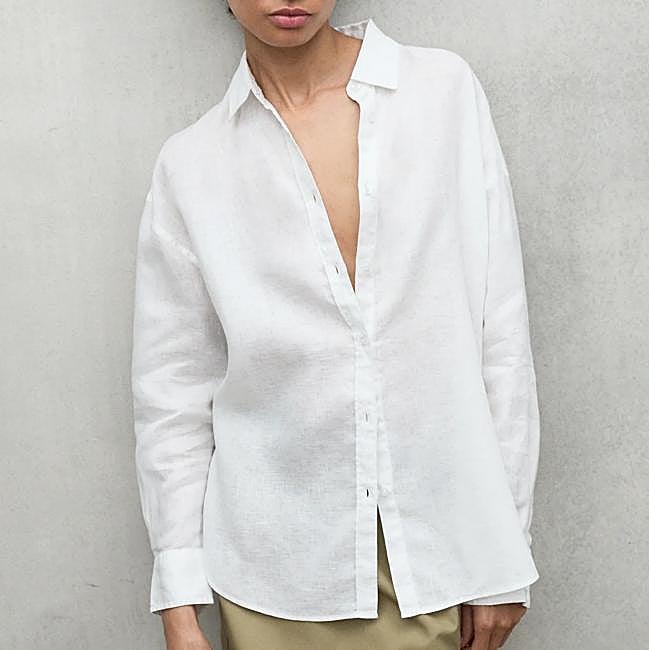 Camisa oversize de Ecoalf, 95,25 euros.