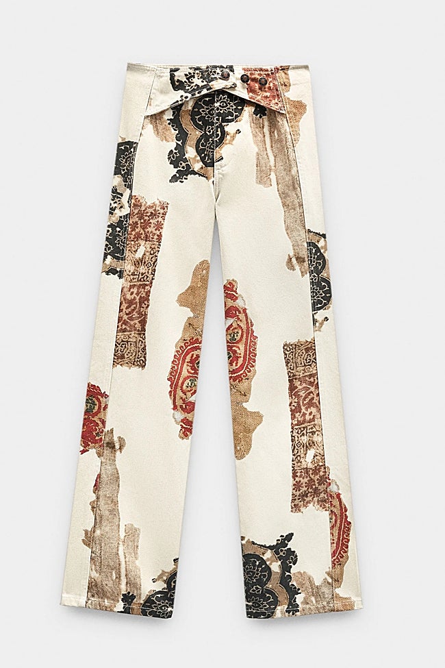 Pantalón estampado de Parfois (42,99 euros)