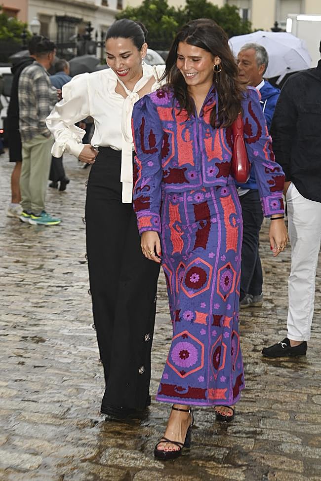 Tana Rivera con el conjunto de IQ Collection.