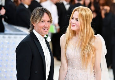 Keith Urban y Nicole Kidman asistiendo a la Gala del MET.