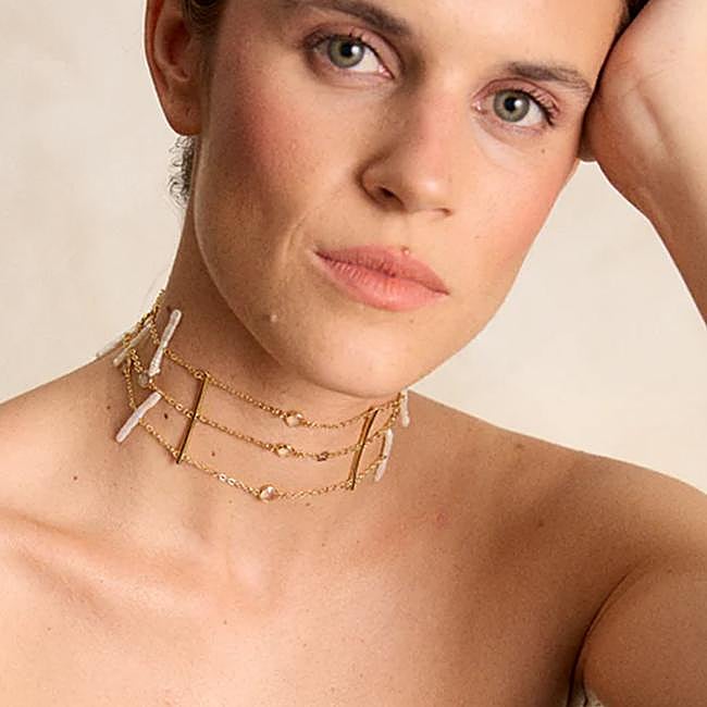 Choker Macarella de Dosprimeras.