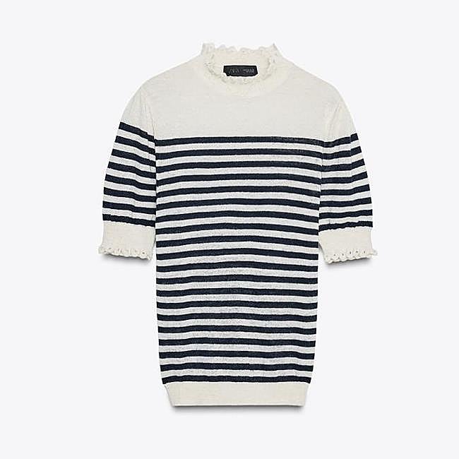 Top punto rayas volantes (22,99€)