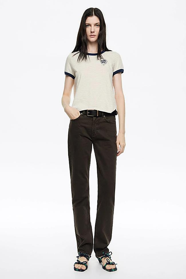 Pantalones marrones denim de Bimba y Lola.