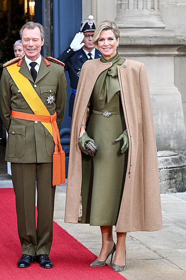 El look elegante de Máxima de Holanda