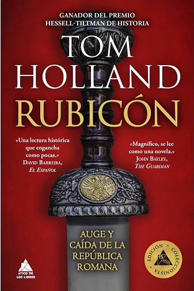 Portada de Rubicón, la novela romana de Tom Holland.