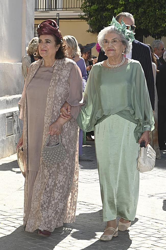 Lourdes Aliende, fotografiada por primera vez en la boda de su hija con Cayetano Martínez de Irujo.
