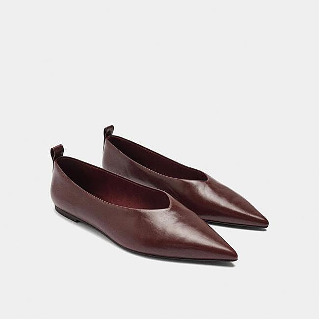 Bailarinas de piel (39,99€)