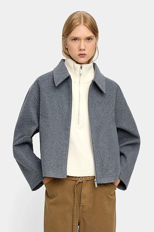 Chaqueta gris de Parfois (35,99 euros)