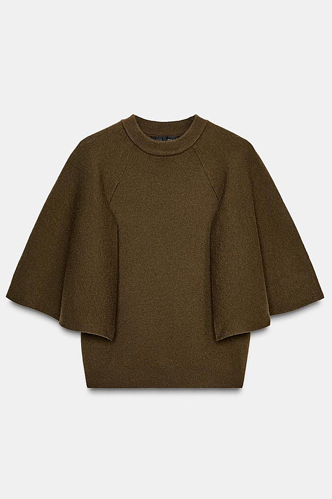 Jersey de manga corta de Zara (27,99 euros)