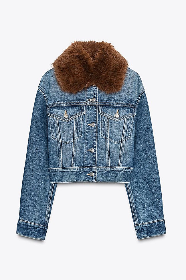Cazadora vaquera de Zara (39,99 euros)