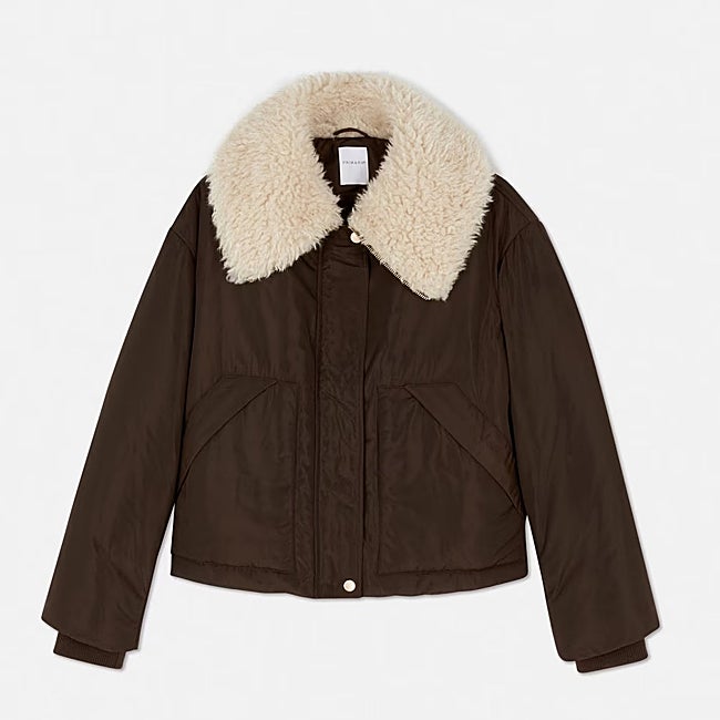 Chaqueta con cuello de borreguito de Primark (30 euros)
