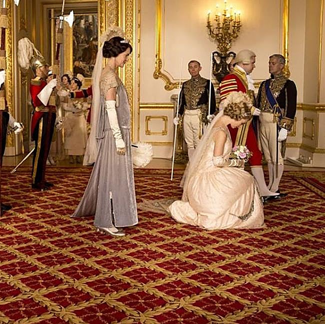 Escena de Downton Abbey rodada en Basildon Park.