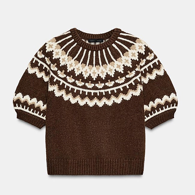 Jersey de punto de Zara (29,99 euros)