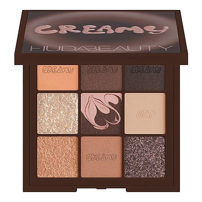Creamy Obsessions Brown Paleta de Sombras de Huda Beauty.
