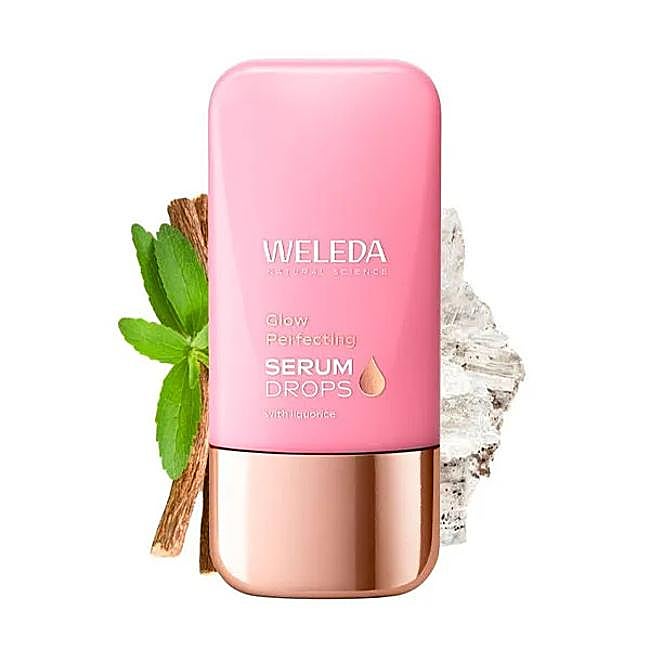 Glow Perfecting Serum Drops de Weleda.