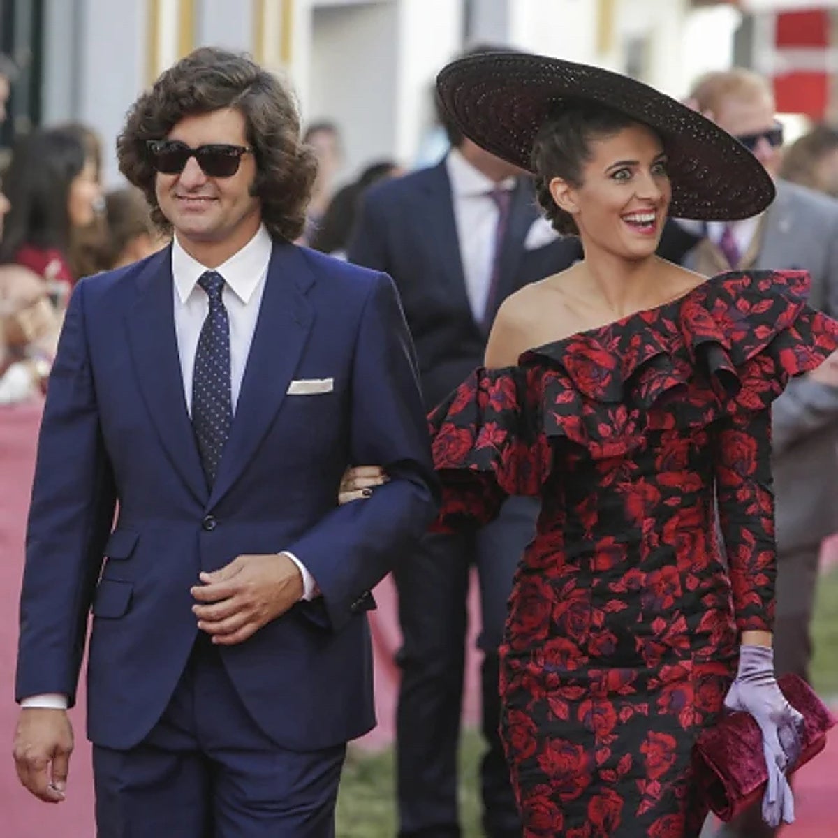 Morante de la Puebla junto a su esposa, Elisabeth Garrido.