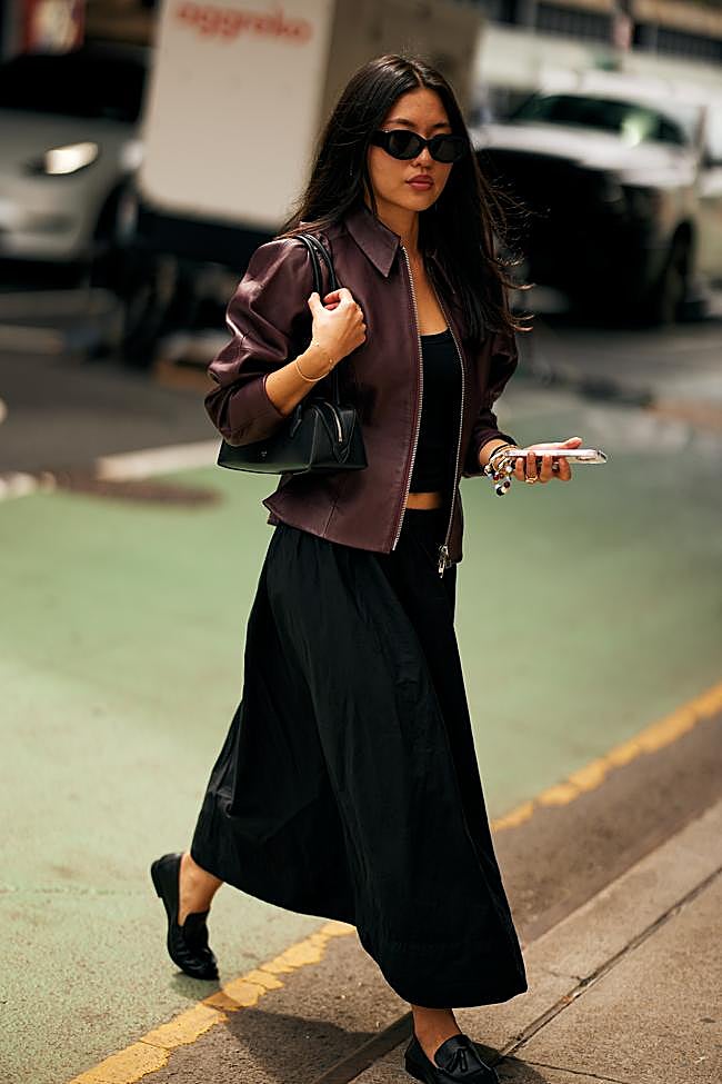 Un look con prendas de fondo de armario.