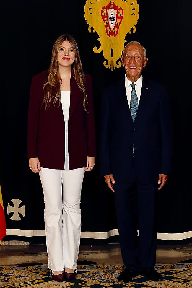 El look de la infanta Sofía en Portugal.