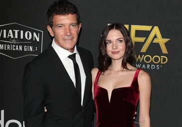 Antonio Banderas, junto a su hija Stella del Carmen.