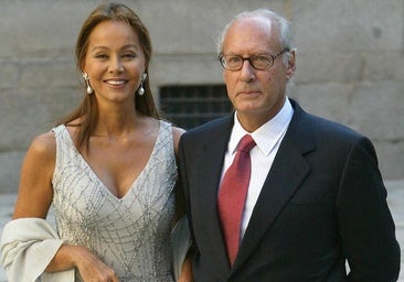 Isabel Preysler y Miguel Boyer, en la boda de Ana Aznar y Alejandro Agag.