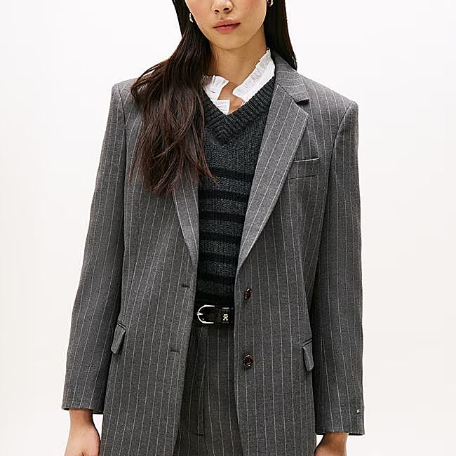 Blazer gris de Tommy Hilfiger, 299,90 euros.