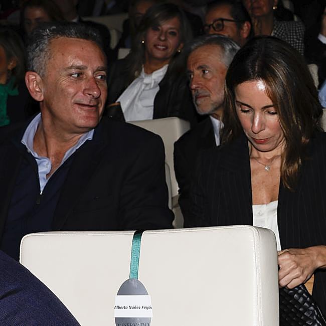Alejandro Agag y Ana Aznar, en la presentación del libro de Ana Botella.