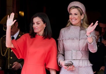 La reina Letizia y Máxima de Holanda.