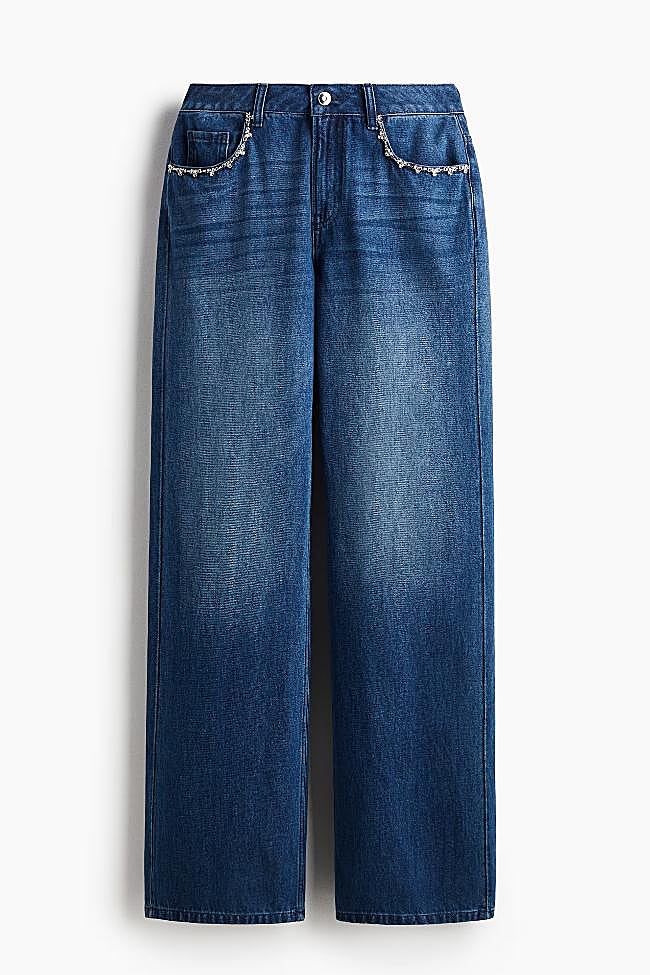 Vaqueros joya de Zara (44,99 euros)