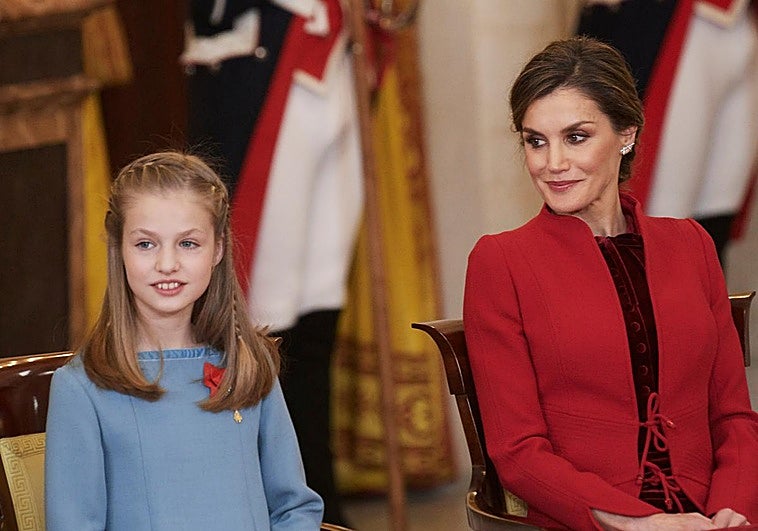 La princesa Leonor con el Toisón de Oro.