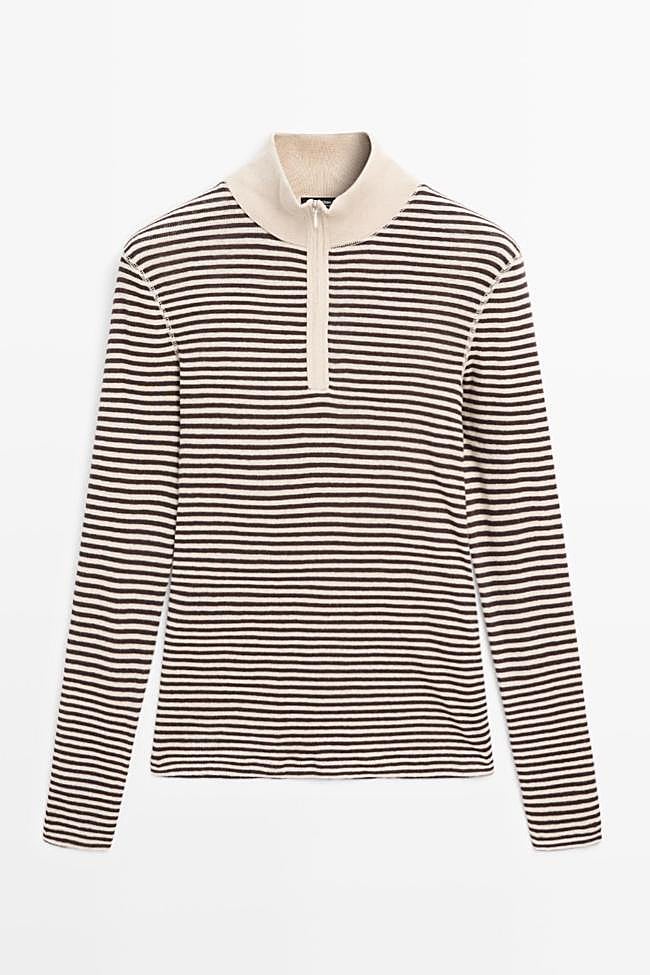 Jersey con rayas de Massimo Dutti (39,99 euros)