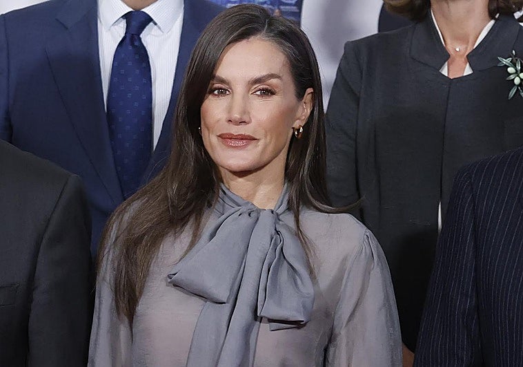 La reina Letizia en el acto que la «Fundación CEOE» celebra su 40 aniversario.