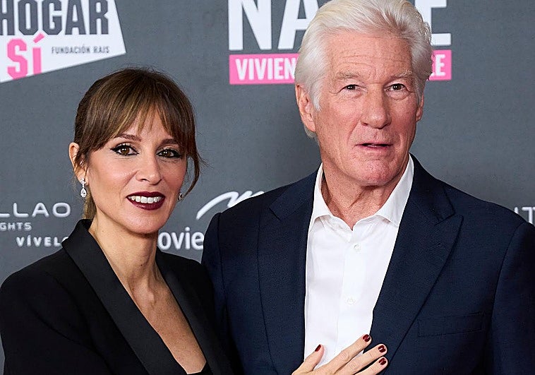 Alejandra y Richard Gere, este lunes 24 de noviembre en Madrid.