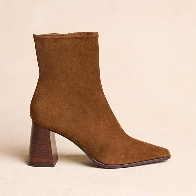 Botines tacón Magali (99,99€)