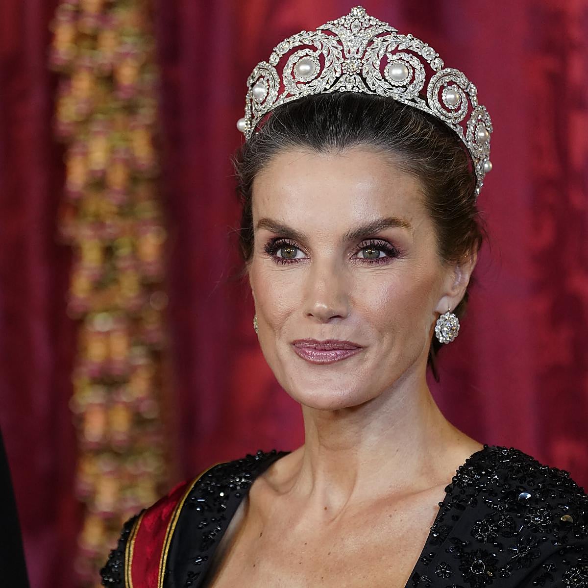 El look de la reina Letizia en la cena de gala con motivo de la visita del presidente alemán