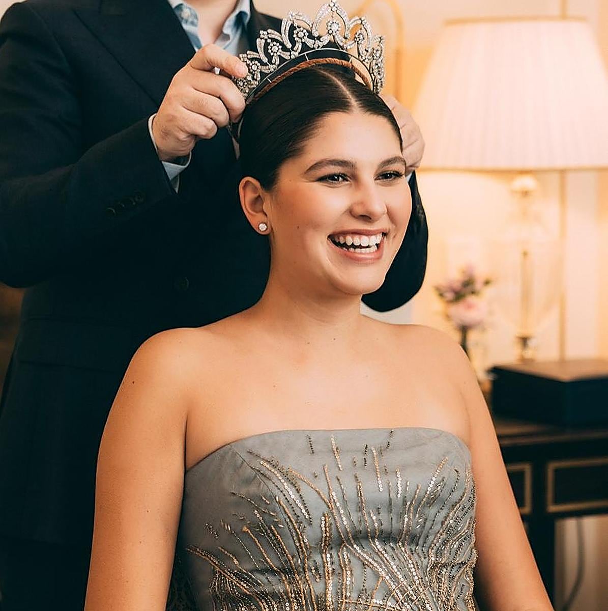Eugenia de Borbón Vargas durante la última edición de Le Bal.