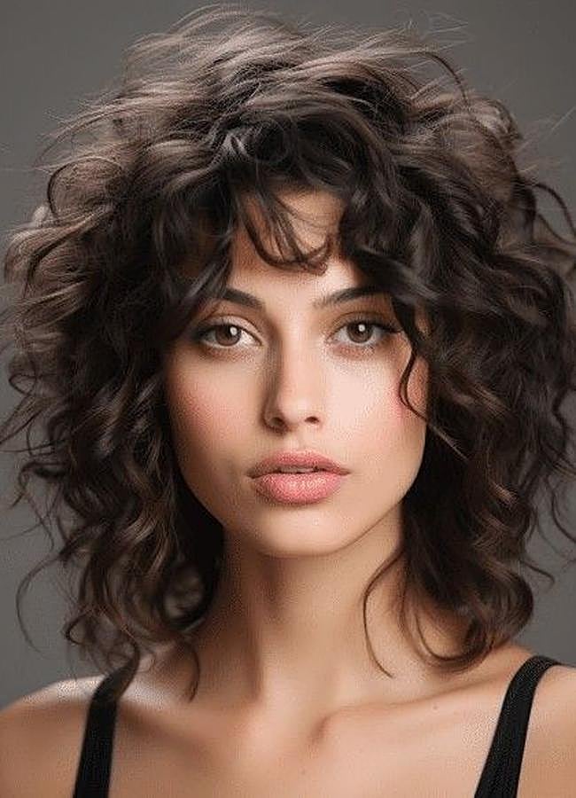 Imagen - Corte de pelo rizado soft shag tendencia para 2025/@timlesshairstyles