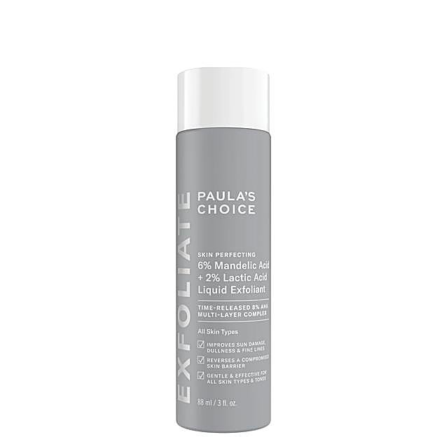 Skin Perfecting 6 % Mandelic Acid + 2 % Lactic Acid Liquid Exfoliant de Paula's Choice. Precio: 39 euros