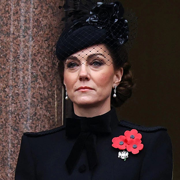 Kate Middleton durante el Día del Recuerdo 2024. 