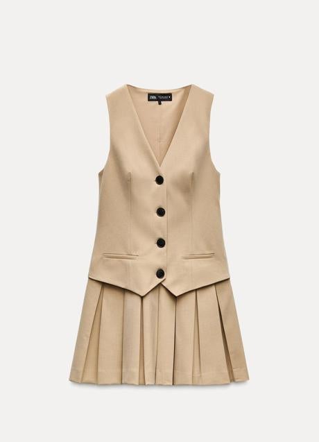 Imagen - Vestido chaleco de Zara (39,95 euros)