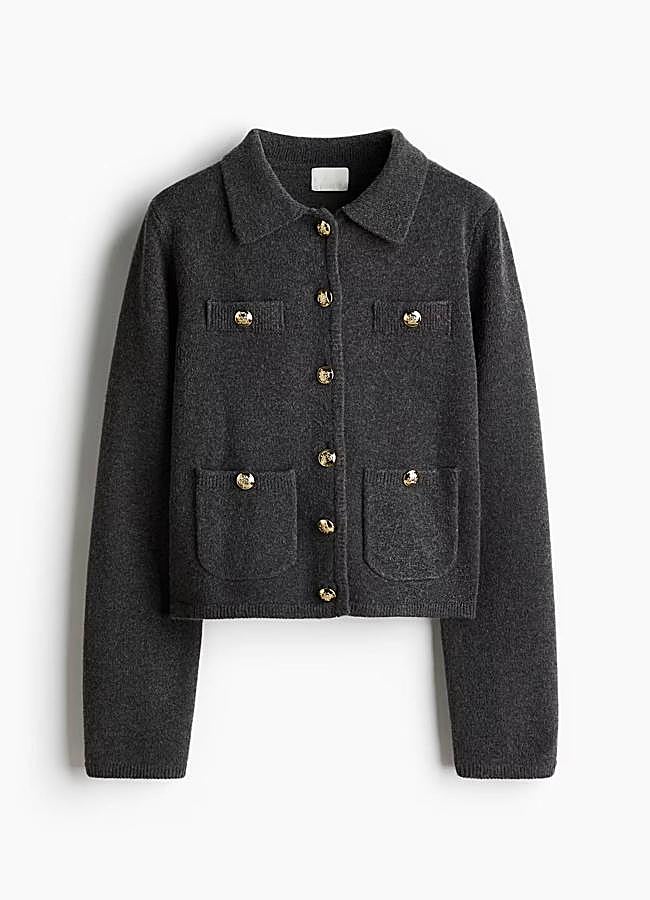 Imagen - Cárdigan con cuello camisero y bolsillos (34,99€)