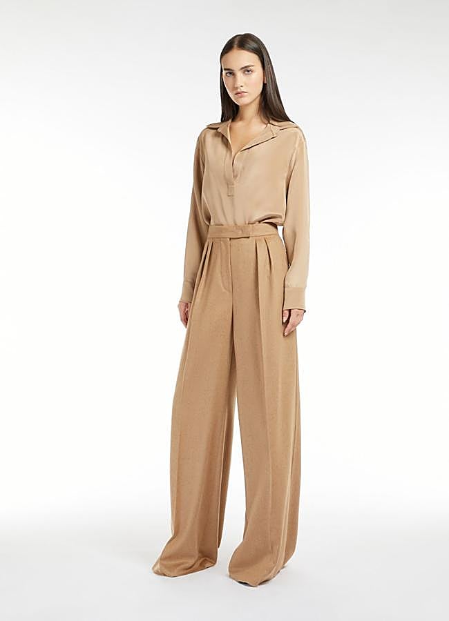 Imagen - Pantalones marrones de Max Mara, 551 euros (antes 661 euros). 