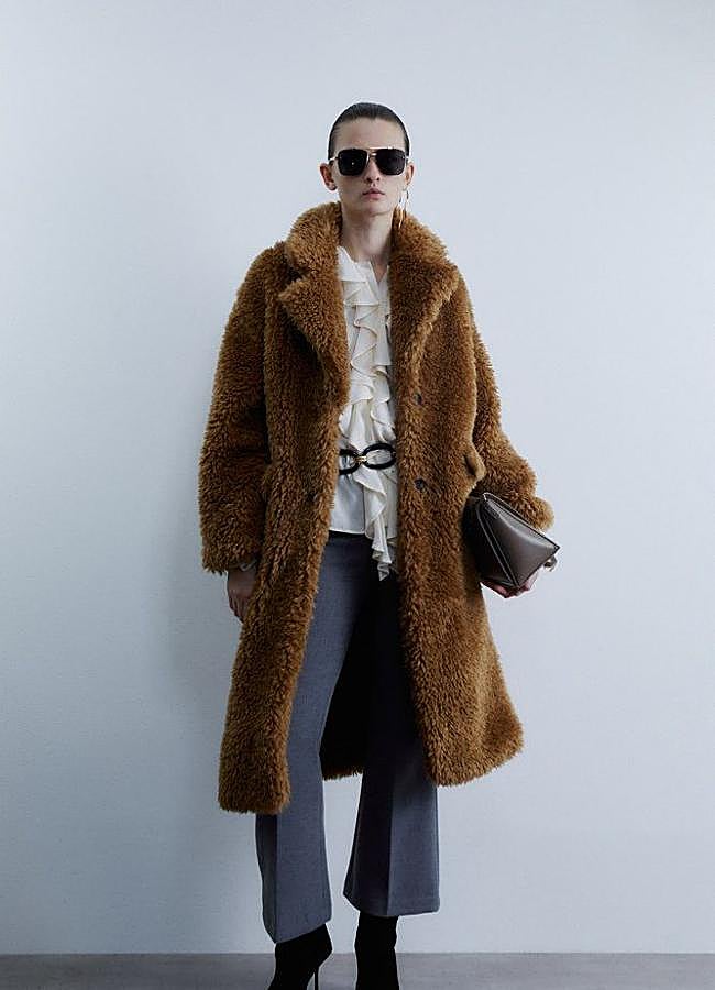 Imagen - Abrigo efecto pelo largo