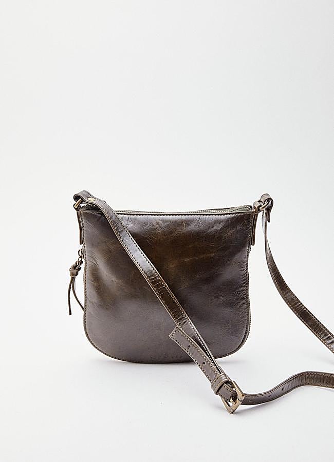 Imagen - Bandolera de piel en marrón de eseOese.