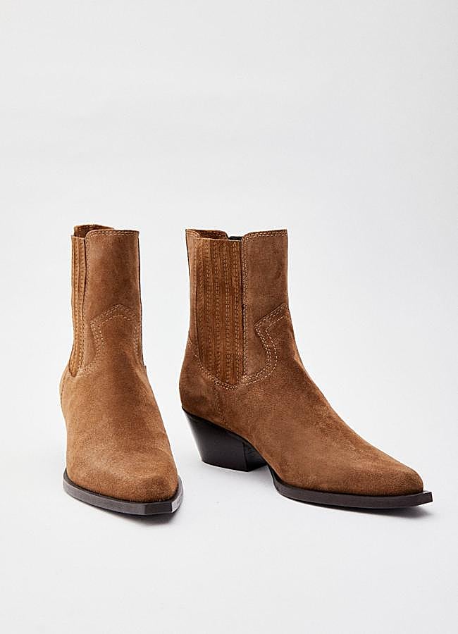 Imagen - Botines cowboy en ante de eseOese.