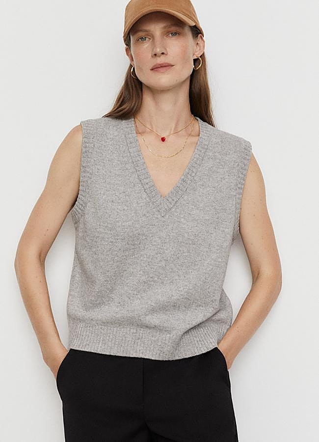 Imagen - Chaleco de punto en gris de eseOese.