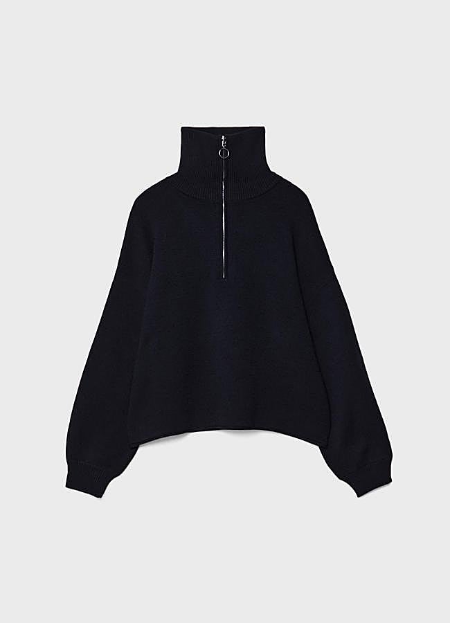 Imagen - Jersey punto cremallera de Stradivarius (29,99€)