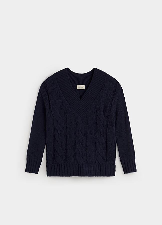 Imagen - Jersey con estampado de punto en azul de eseOese.