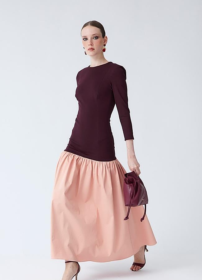 Imagen - Vestido bicolor con volumen de Coosy.