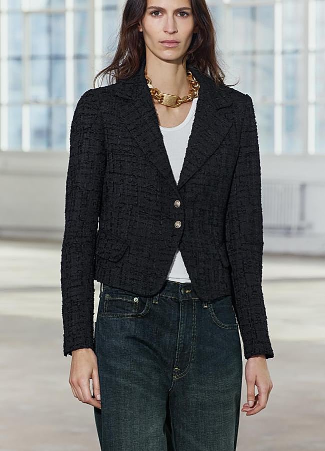 Imagen - Blazer de tweed negra